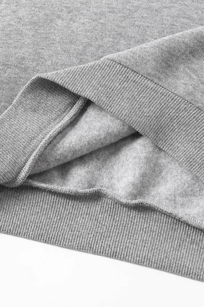 Unisex Simple Baskılı Oversize Sweatshirt